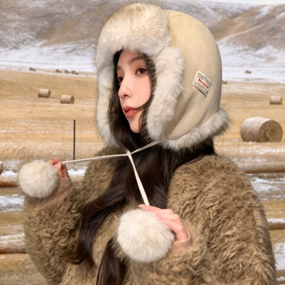 ポリエステルフリース裏地トラッパーハット 防風ポンポン付きイ - Trapper Hat Ear Flap のレビューと価格