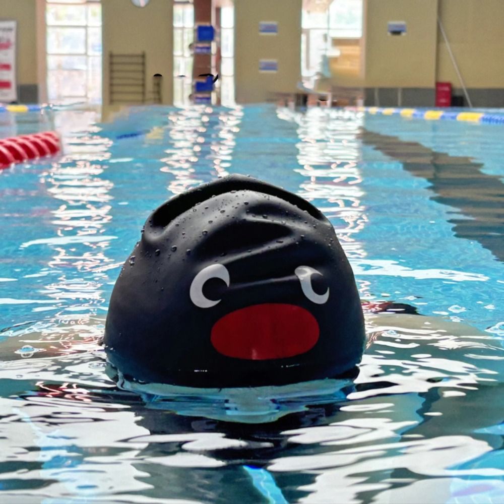 新しい伸縮性のあるスイミングキャップ、拡大された防水シリコン - Swim Hat Silicone のレビューと価格