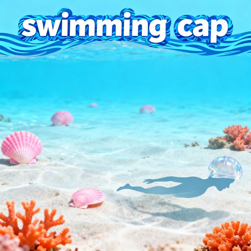 快適な子供用水泳キャップシリコーン素材かわいい漫画のデザイン - Swim Hat Silicone のレビューと価格