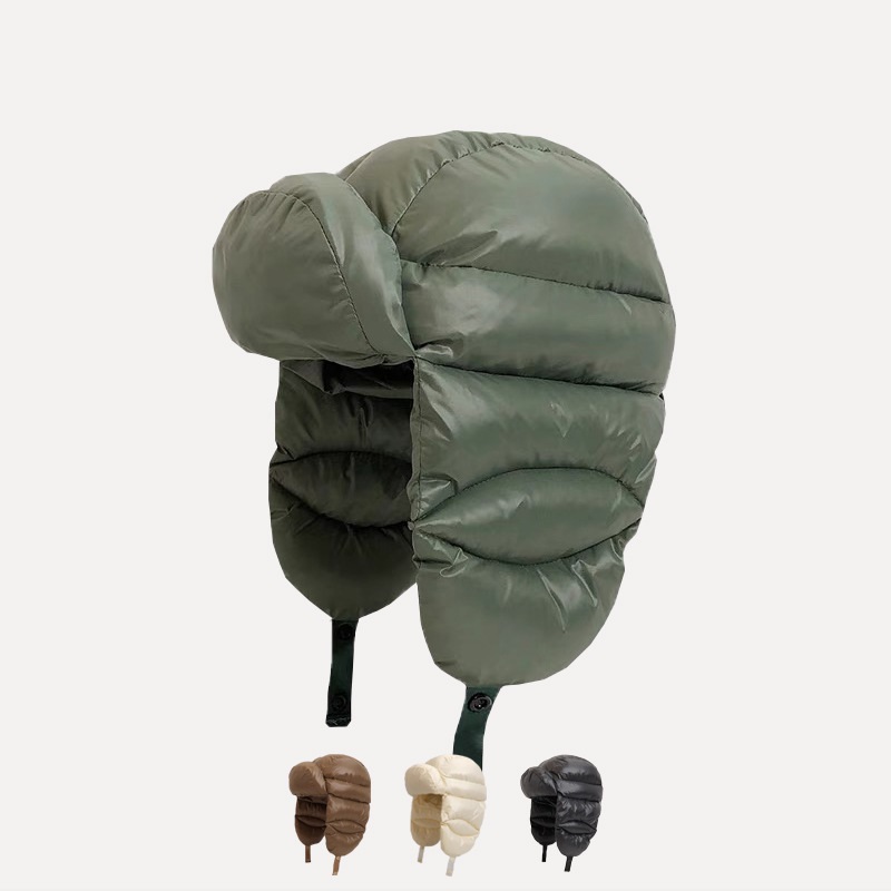 メンズ防水冬用帽子、トラッパーキャップ、暖かいフリース裏地、 - Trapper Hat Ear Flap のレビューと価格