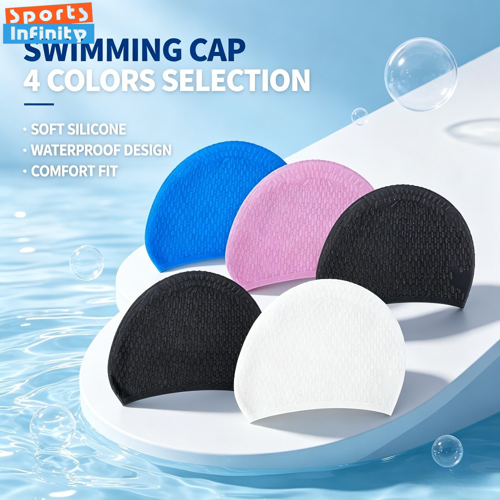 大人用シリコンスイムキャップ 男女兼用 伸縮性のあるスイミン - Swim Hat Silicone のレビューと価格