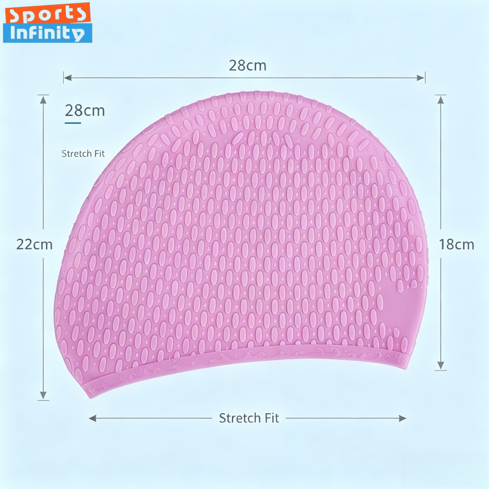 大人用シリコンスイムキャップ 男女兼用 伸縮性のあるスイミン - Swim Hat Silicone のレビューと価格