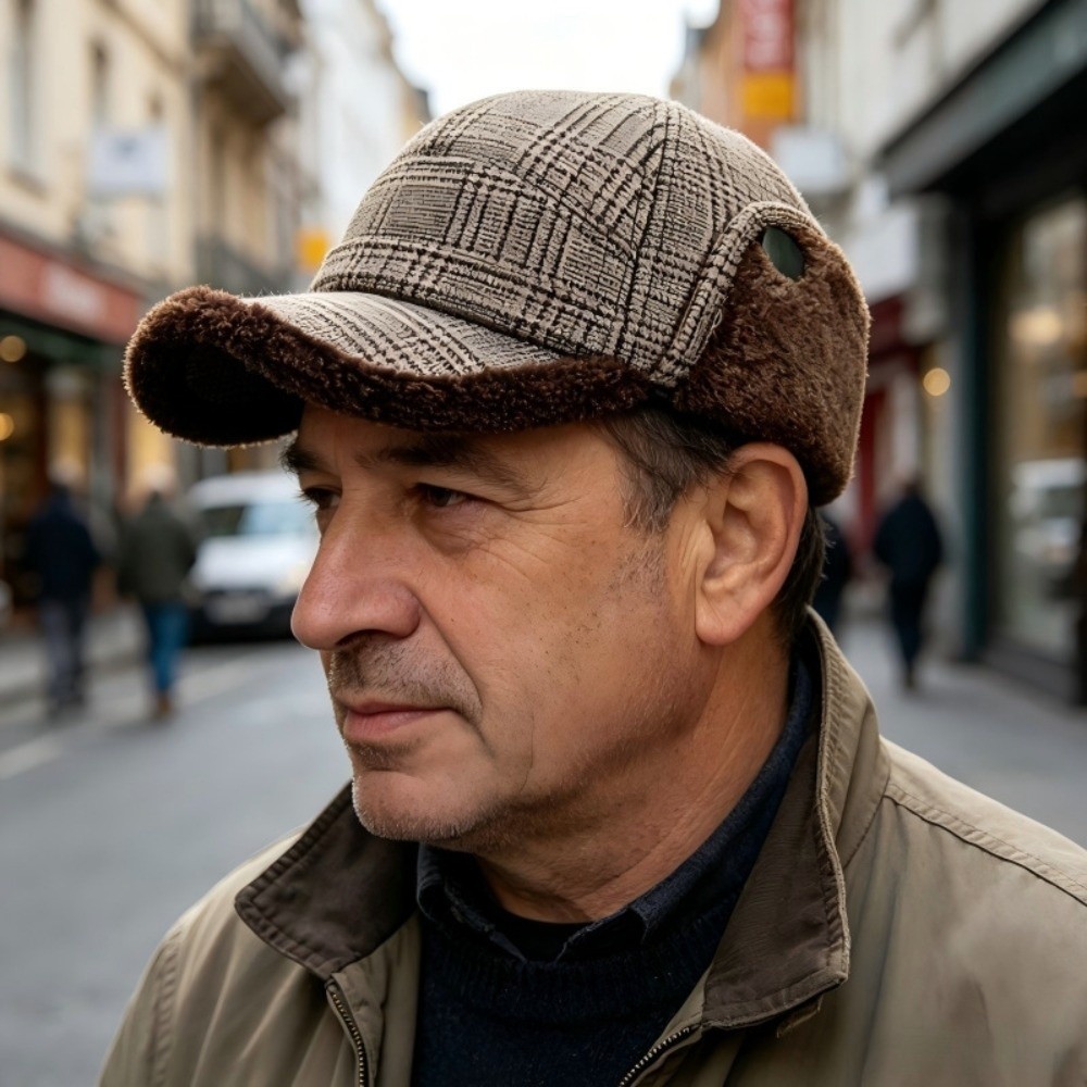 防風キャップ 暖かい冬用トラッパーハット フリース裏地 厚手 - Trapper Hat Ear Flap のレビューと価格